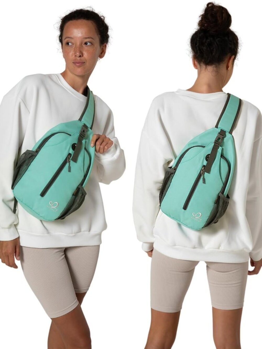 Crossbody Sling Backpack Sling Bag Travel Hiking Chest Bag Daypack - Picture 6 of 6